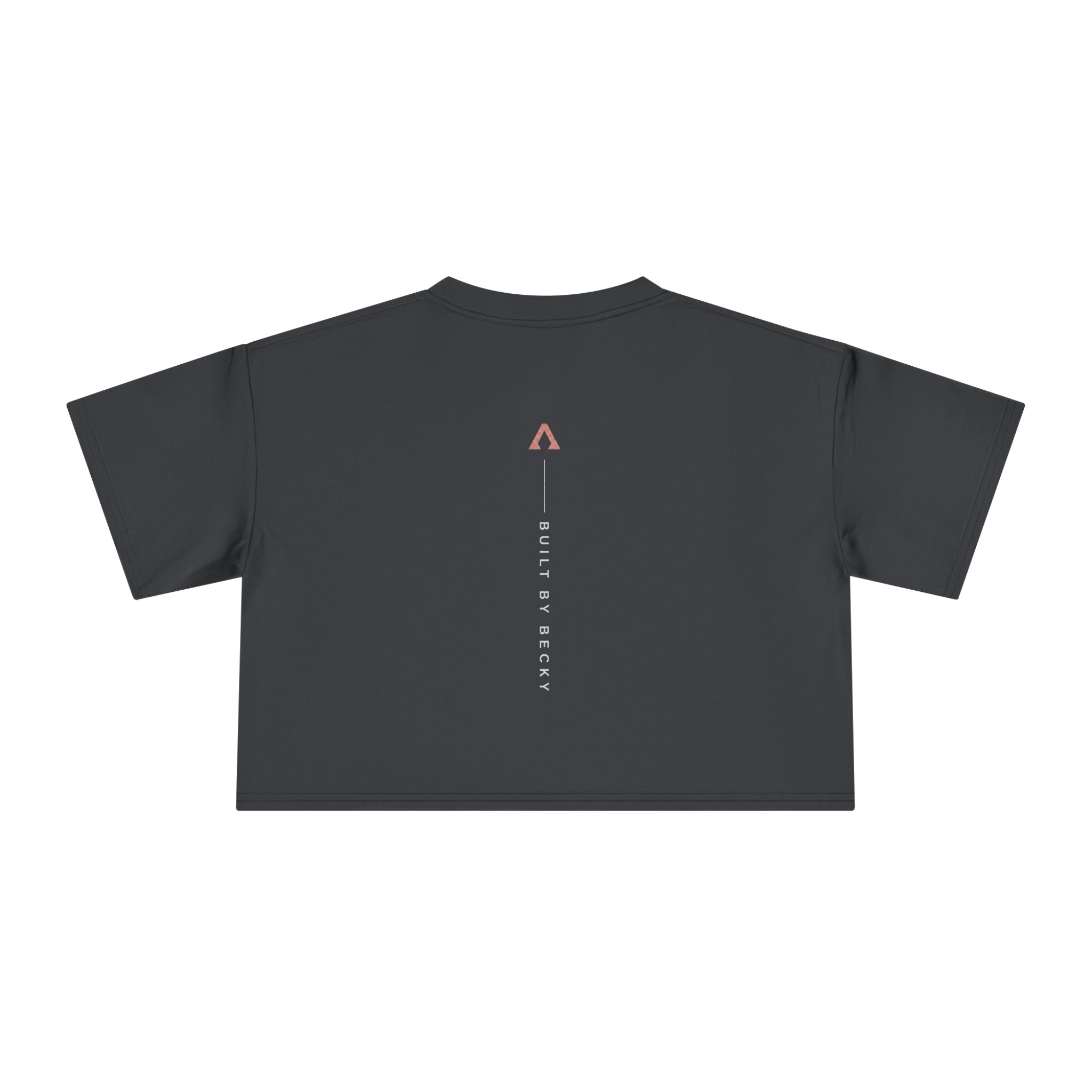 Built by Becky Women's Crop Tee — 'Renew' Logo Fitness Top