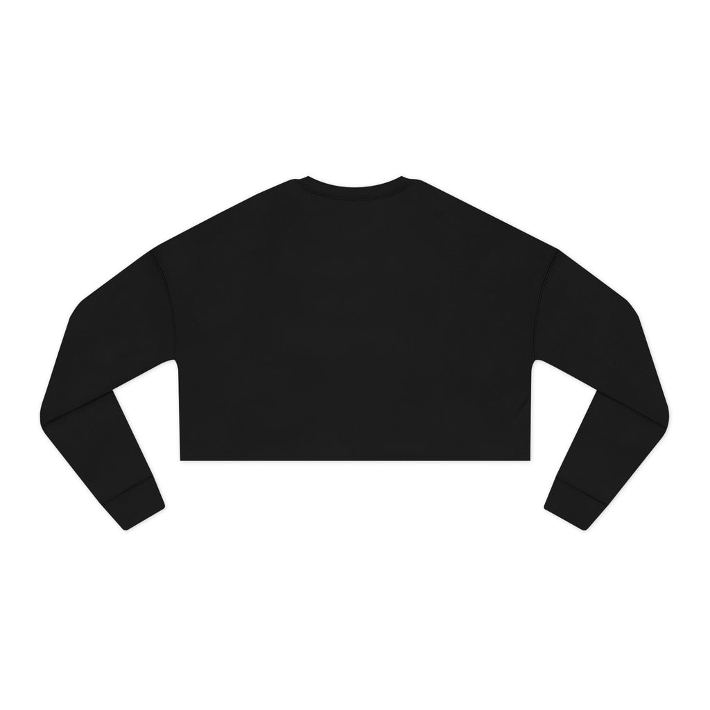 Floral Triangle Cropped Sweatshirt