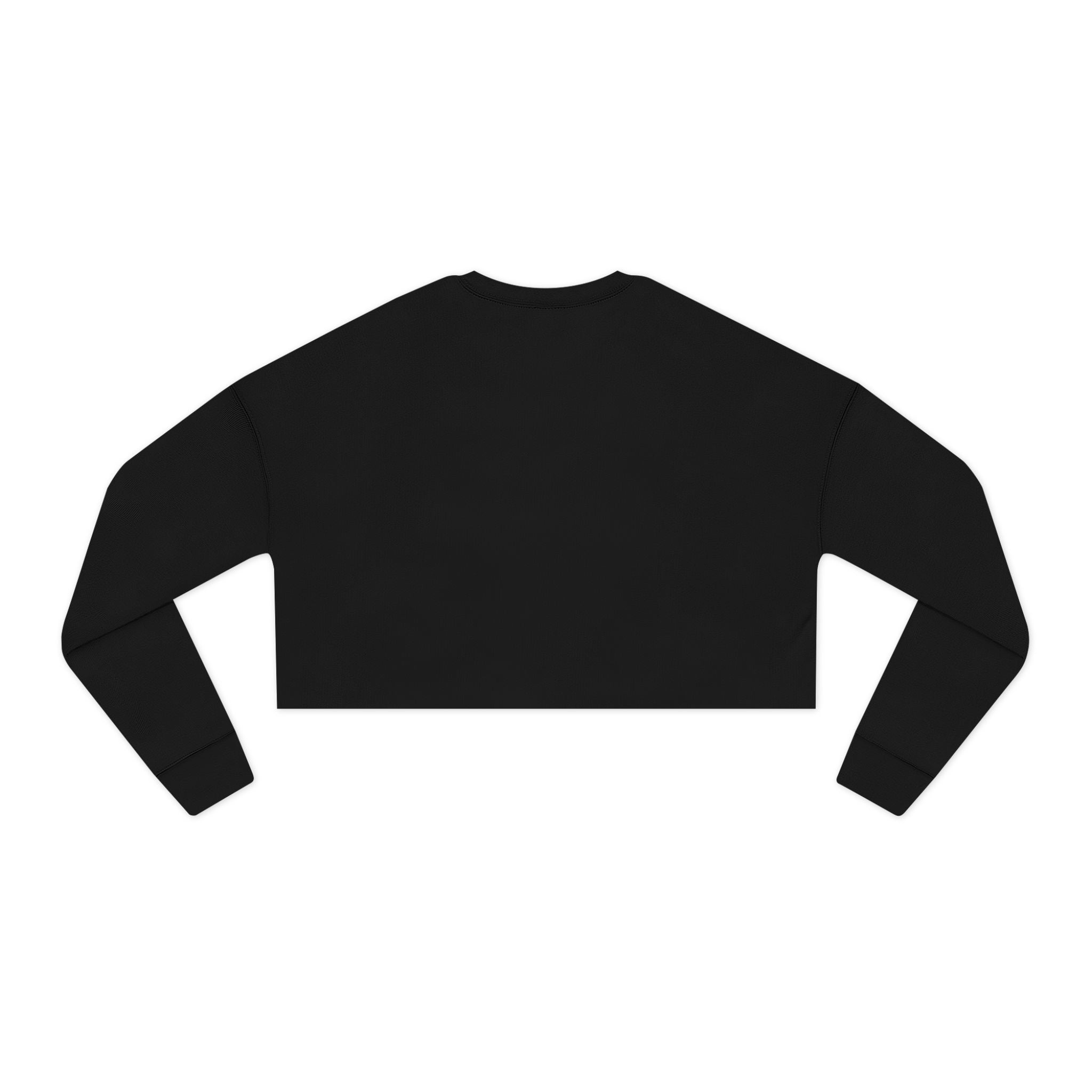 Floral Triangle Cropped Sweatshirt