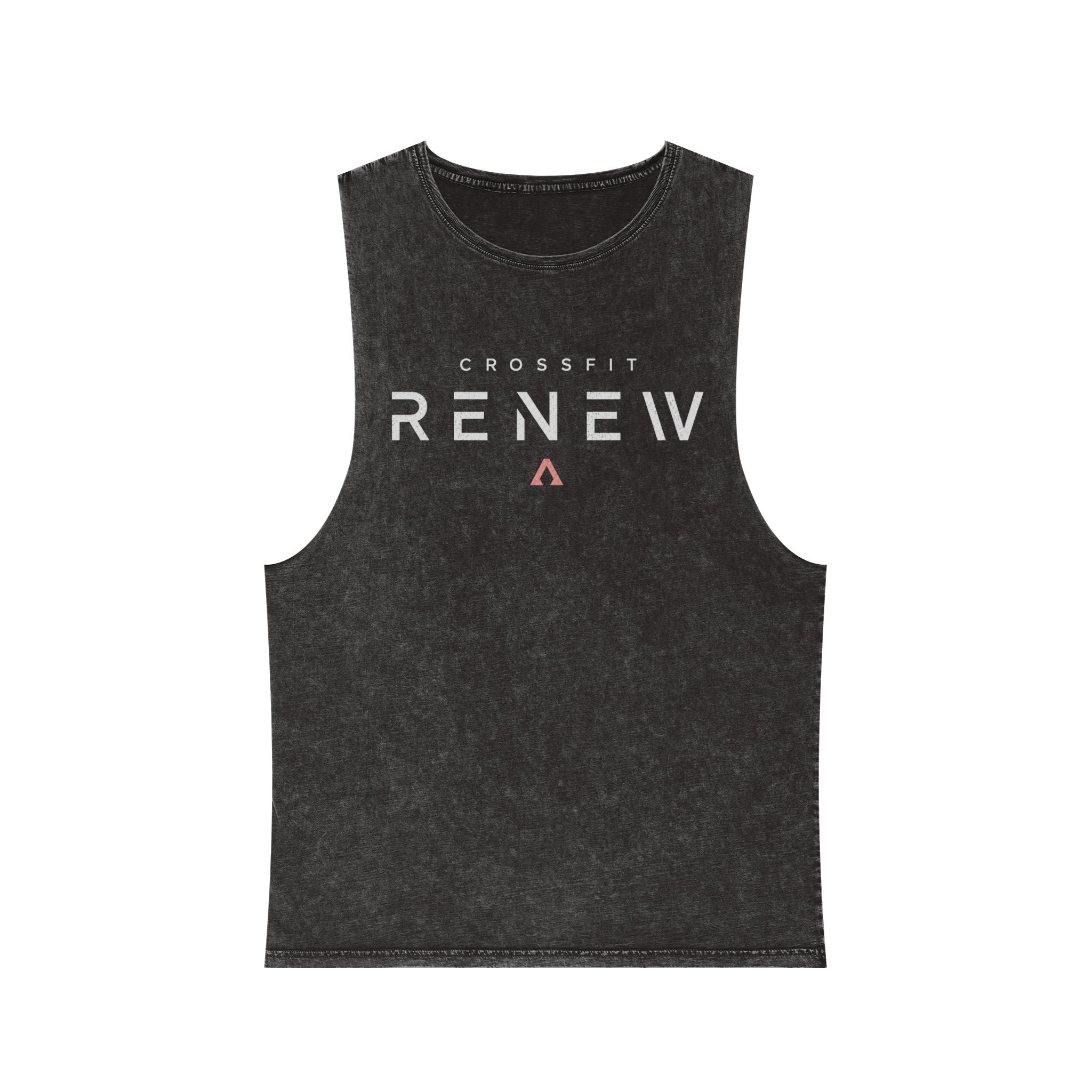Renew CrossFit Stonewash Tank Top — 'Built by Becky' Muscle Tee