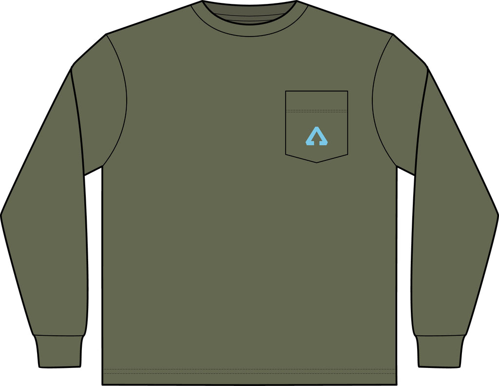 We've Got Values -- Heavyweight Long Sleeve Pocket Tee