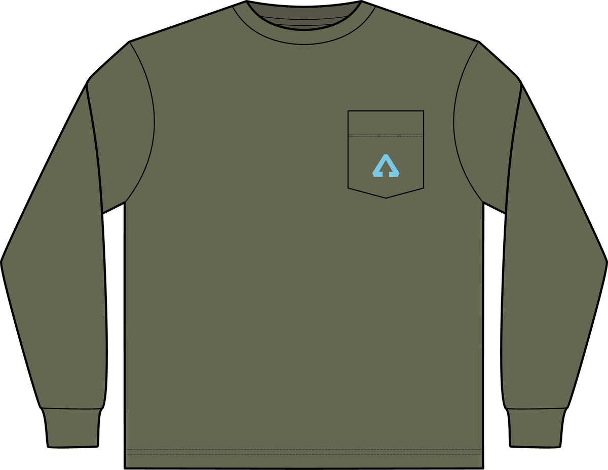 We've Got Values -- Heavyweight Long Sleeve Pocket Tee