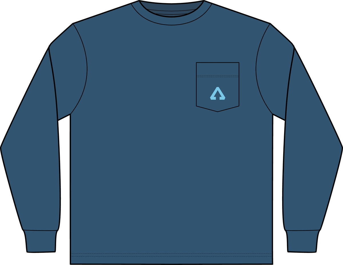 We've Got Values -- Heavyweight Long Sleeve Pocket Tee