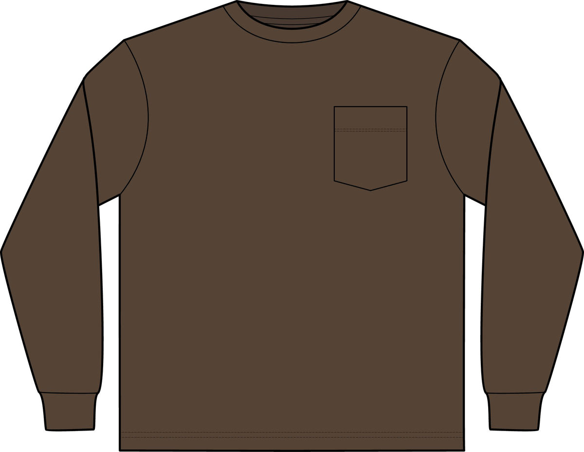 We've Got Values -- Heavyweight Long Sleeve Pocket Tee