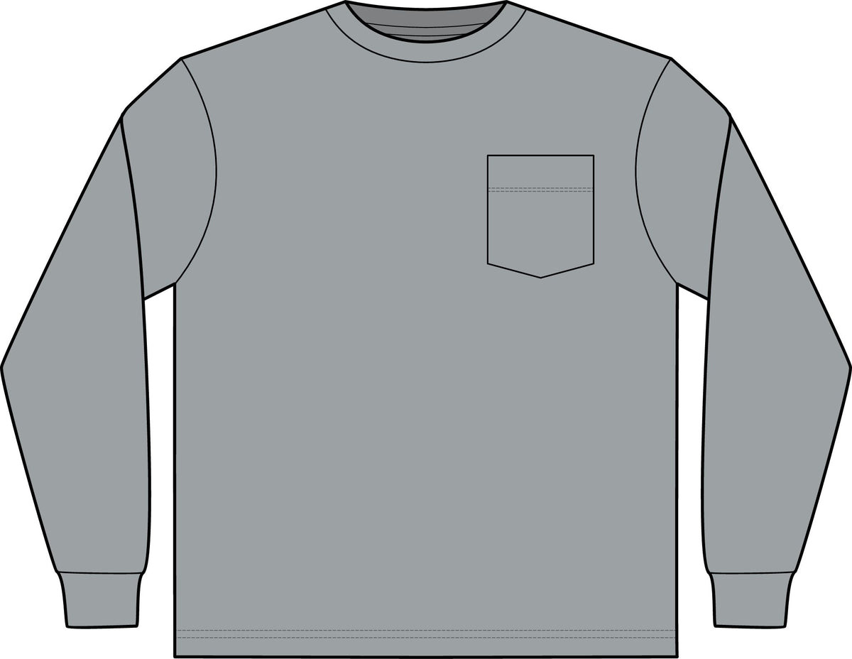 We've Got Values -- Heavyweight Long Sleeve Pocket Tee