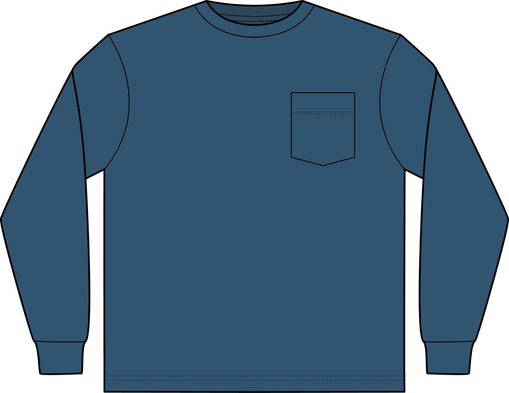 We've Got Values -- Heavyweight Long Sleeve Pocket Tee