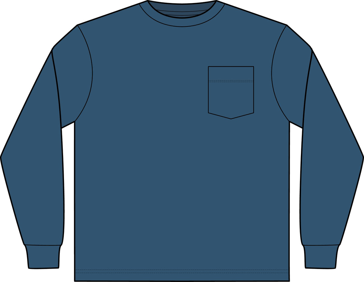 We've Got Values -- Heavyweight Long Sleeve Pocket Tee