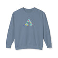 90s Vibes Triangle Bright Crewneck Sweatshirt