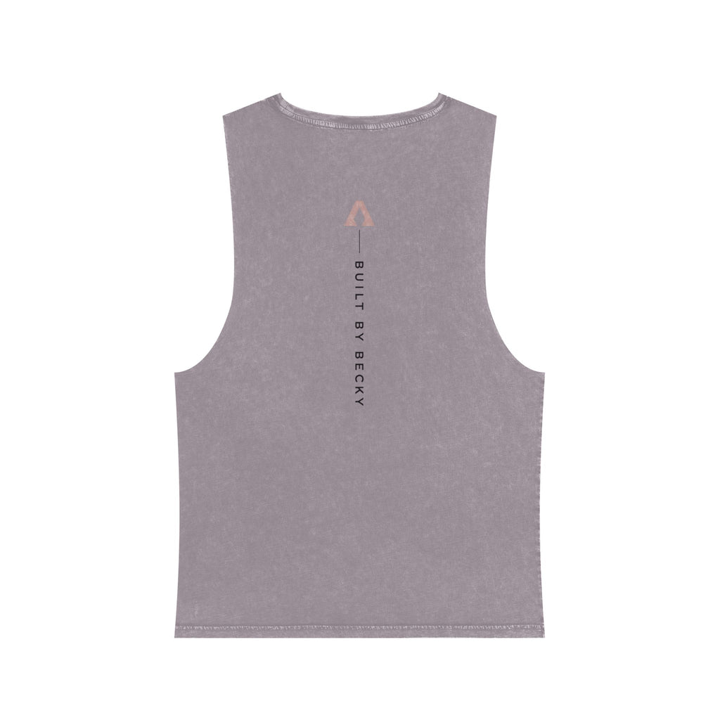 Renew CrossFit Stonewash Tank Top — 'Built by Becky' Muscle Tee