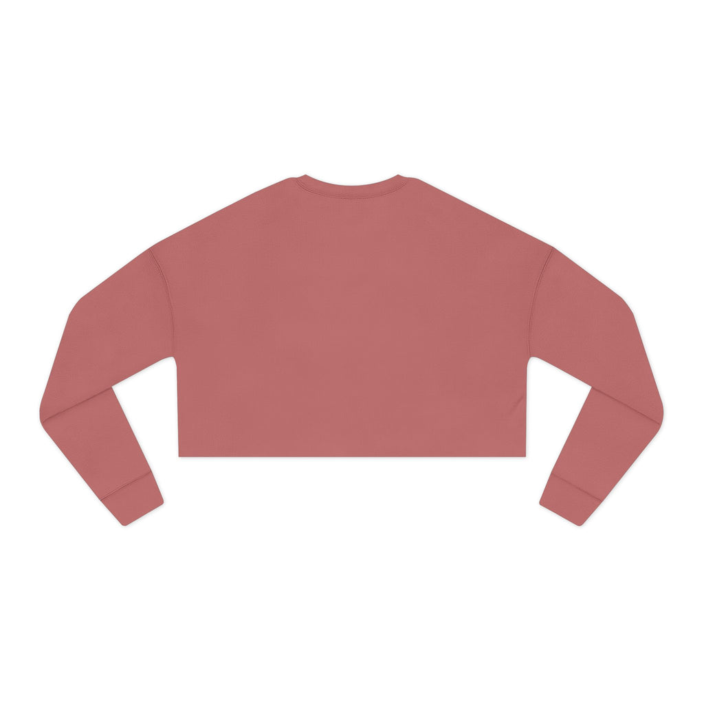 Floral Triangle Cropped Sweatshirt