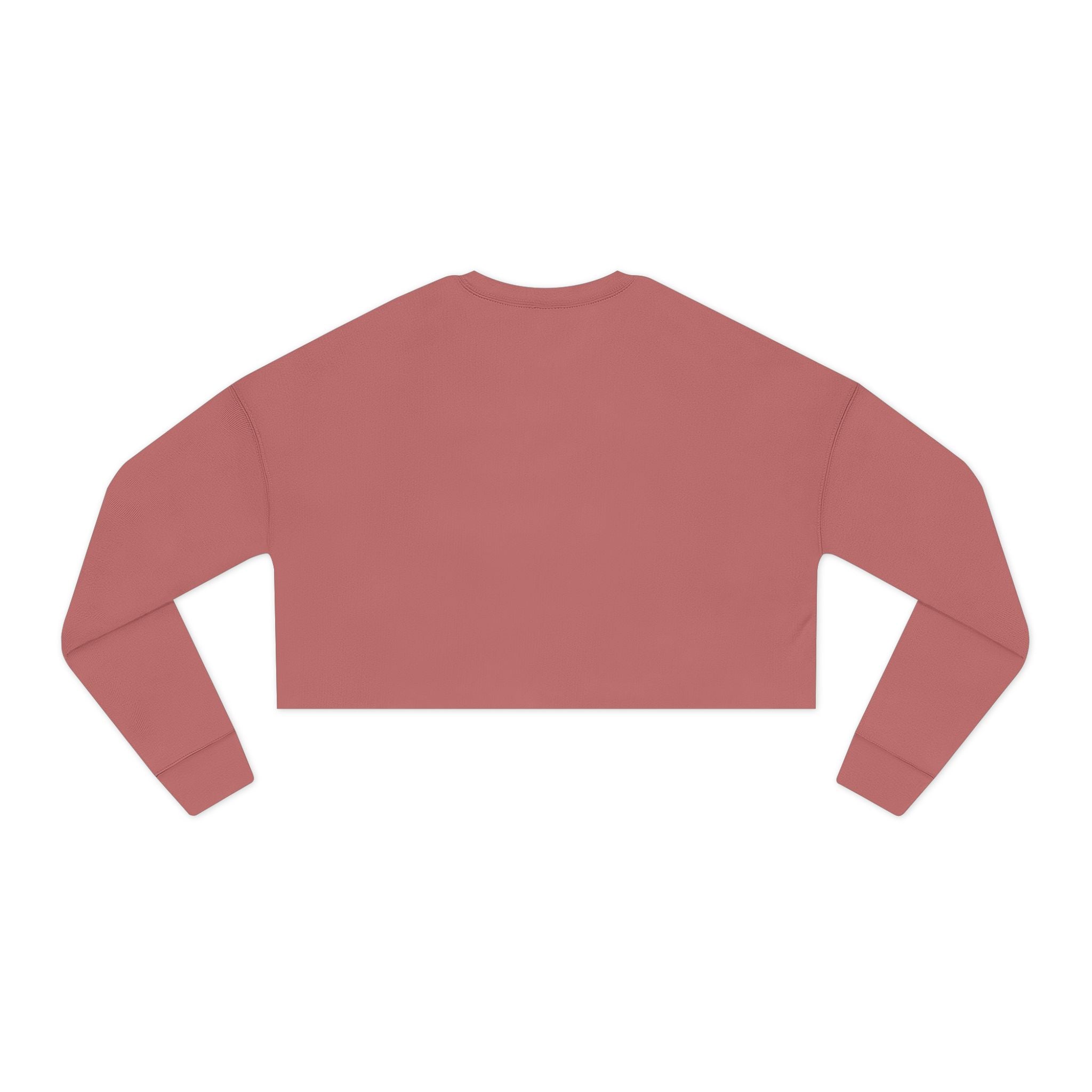 Floral Triangle Cropped Sweatshirt