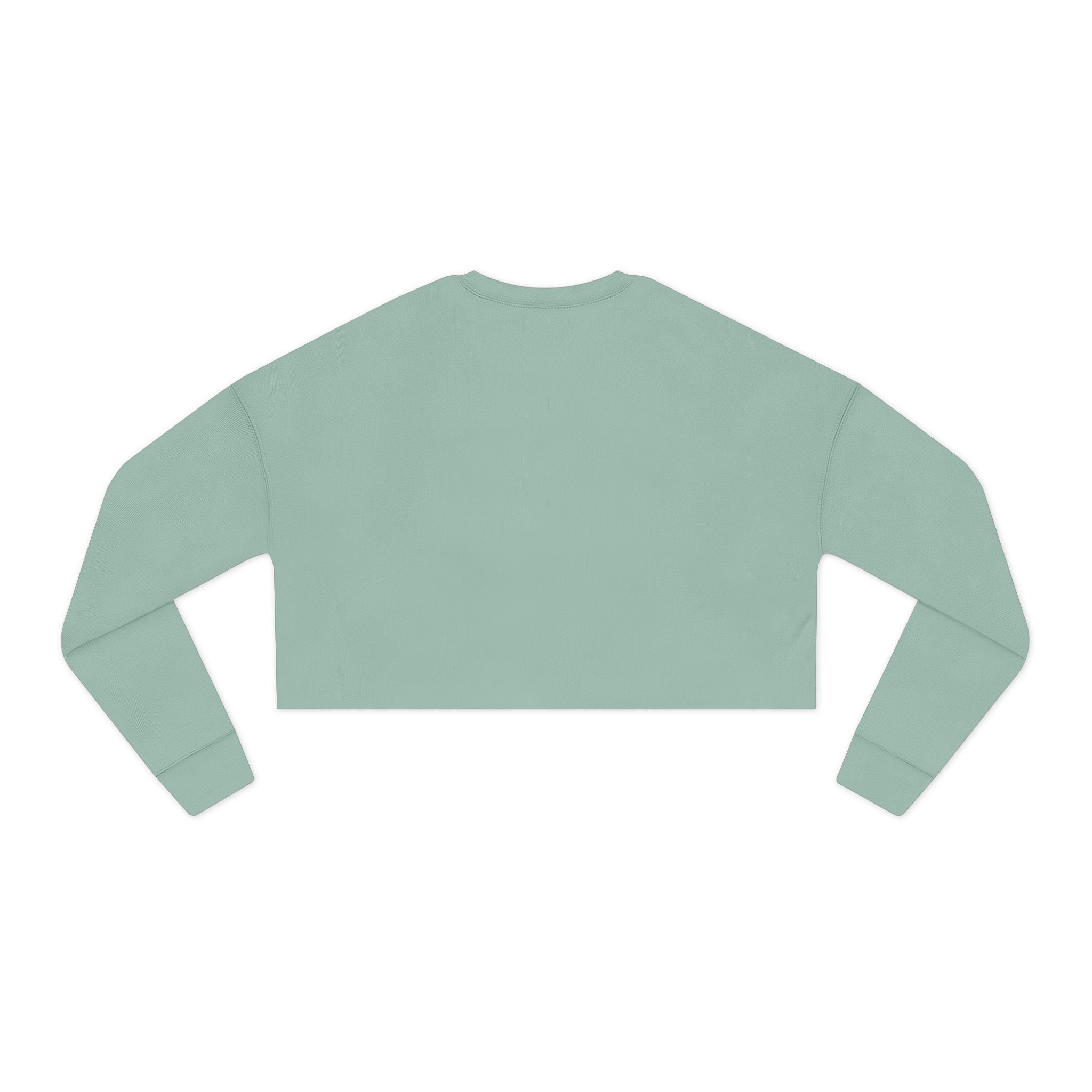 Floral Triangle Cropped Sweatshirt