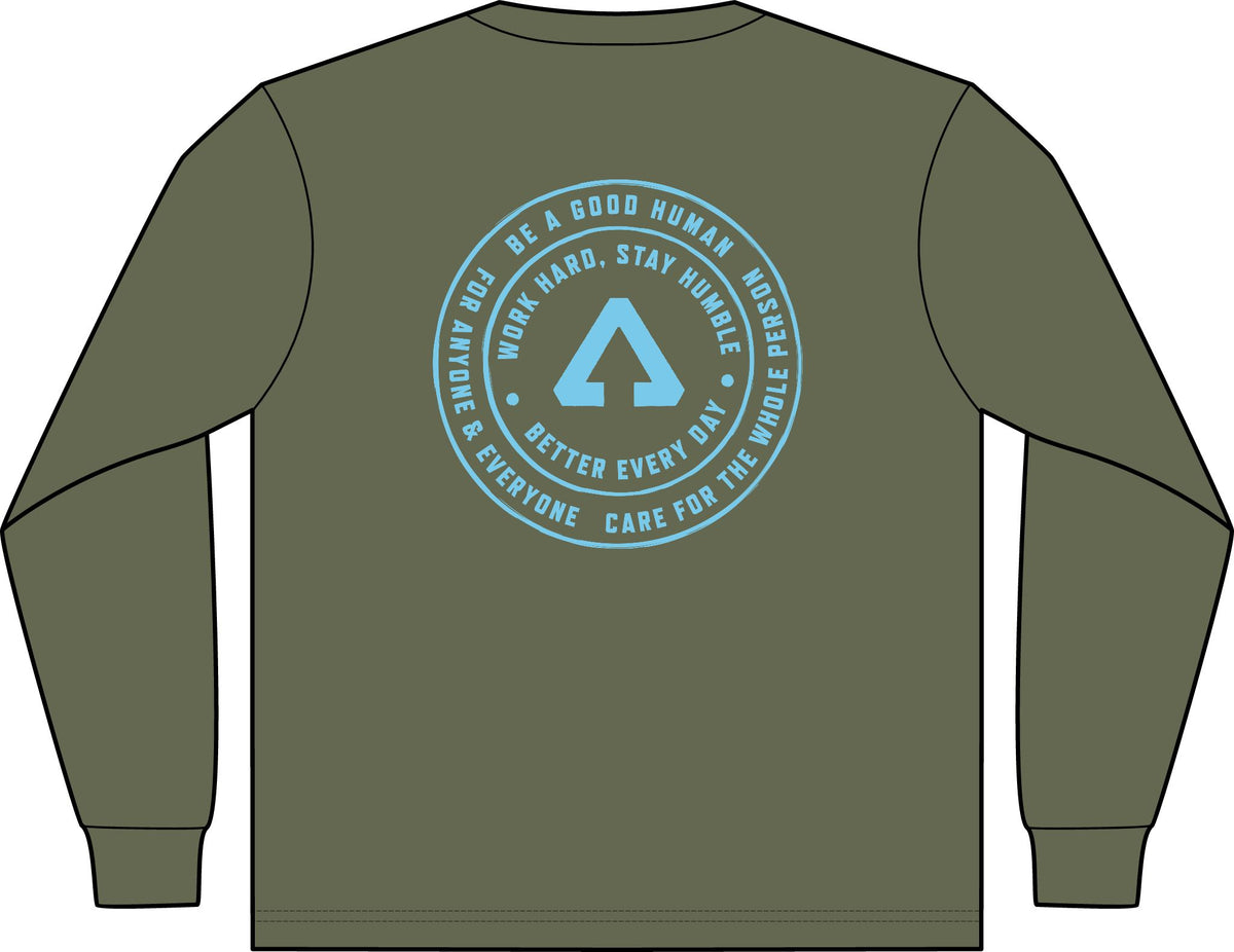 We've Got Values -- Heavyweight Long Sleeve Pocket Tee