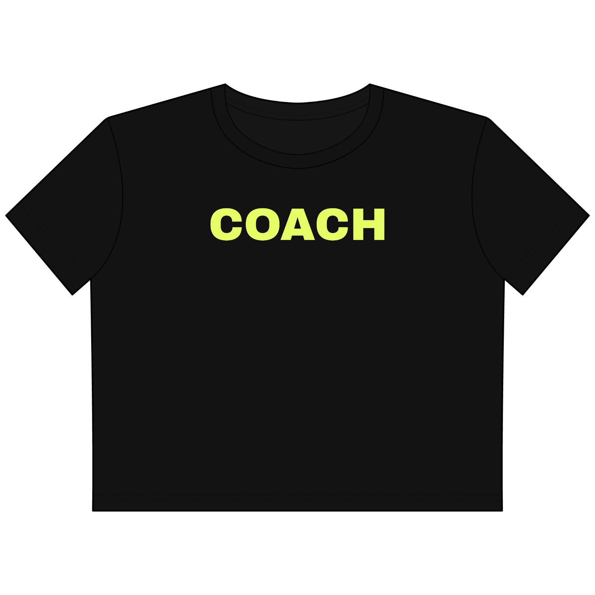 Coach Cropped Tee