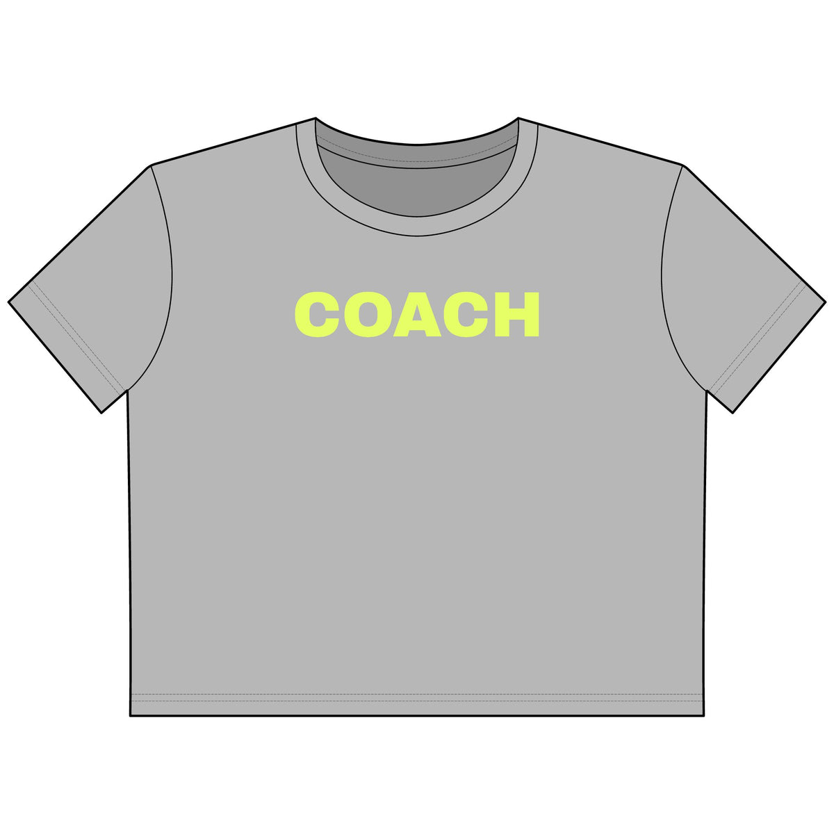 Coach Cropped Tee